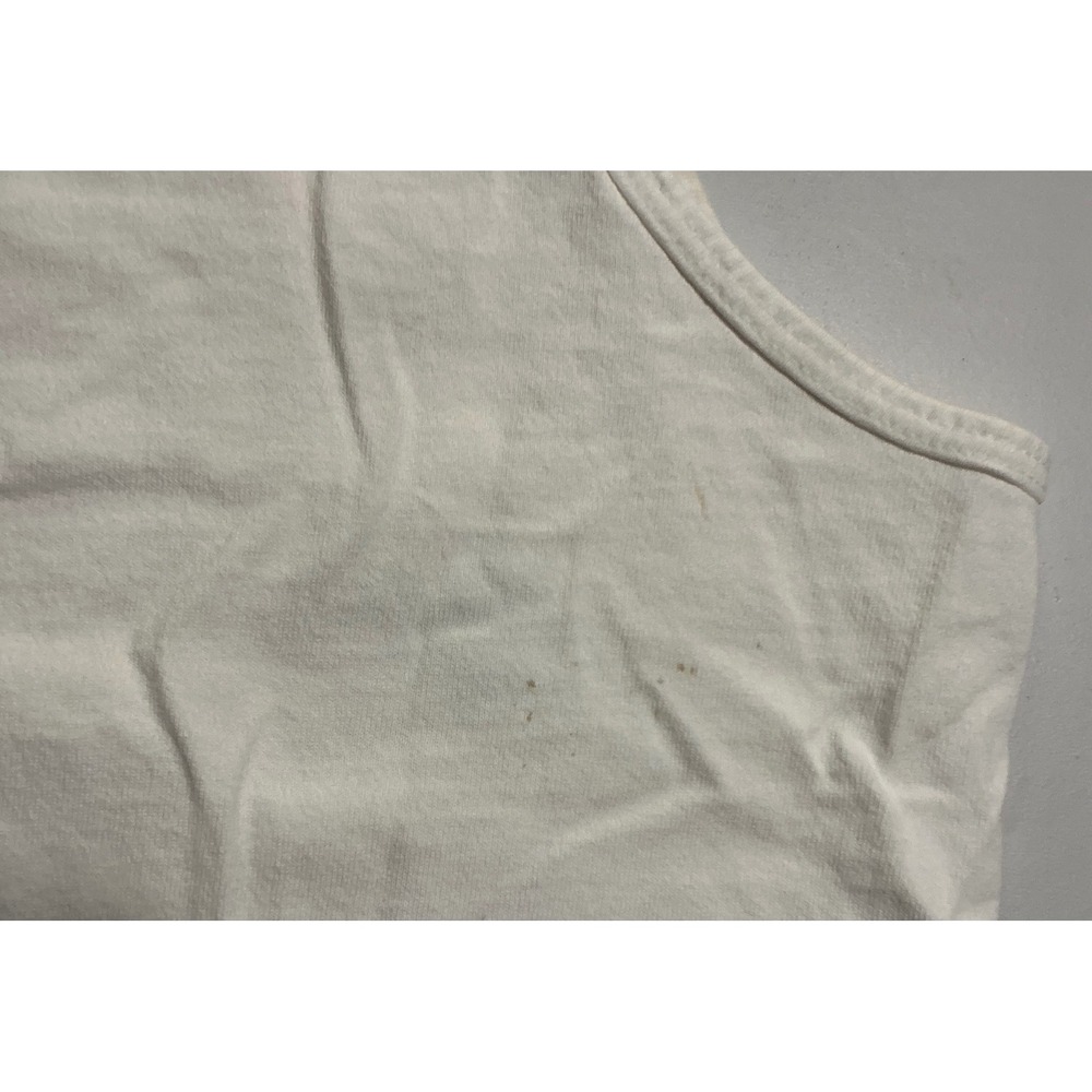 VTG 90s‎ Single Stich Toucan Runner Pensacola Beach Tank Top Mens S White - Picture 6 of 6
